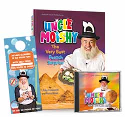 Uncle Moishy Pesach Book + CD