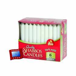 6 Hour European Shabbos Candles