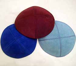 Suede Kippah