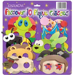 10 Plagues Foam Glasses