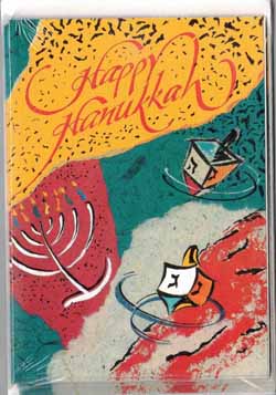 Chanukah Pack of 6 Cards