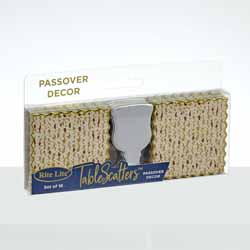 Passover Tablescatters, 12 Foiled Matzah, and 6 Foiled …