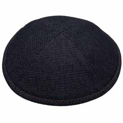 Denim Kippah With Pin Spot 17 Cm