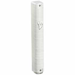 Plastic Mezuzah With Rubber Cork 12cm