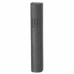 Polyresin "Cement" Mezuzah 12 cm, Dark Gray