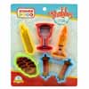 Plastic Shabbos Cookie Cutters - 5 pk.