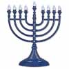 Blue LED Battery/ USB Menorah
