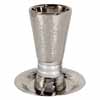 Kiddush Cup - Wide Rings - Silver