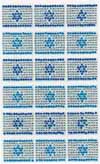 Israel Diamante Stickers - Small