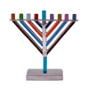 Large Hanukkah Menorah - Multicolor