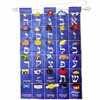 Aleph Bet Wallhangings (blue)