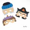 Set of 3 Purim Masks