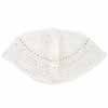 Frik Kippah 22 Cm - White With Holes