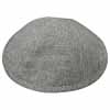 Linen Elegant Kippah Dark Gray