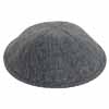 Linen Kippah Dark Gray