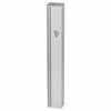 Aluminum Mezuzah 12 Cm with Metal "Shin"