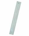 Glass Mezuzah Shin 10cm White