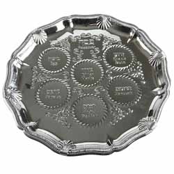 Nickel Seder Tray