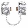 Nickel Tallit Clips with Chain