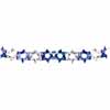 Blue and Silver Magen David Garland 8' (71134)