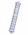 Curved Mezuzah with Stripes 7cm